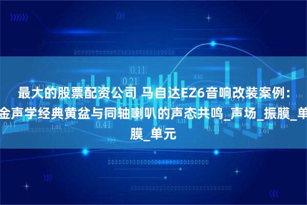 最大的股票配资公司 马自达EZ6音响改装案例：黄金声学经典黄盆与同轴喇叭的声态共鸣_声场_振膜_单元